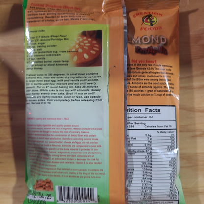 Creation Foods Almond Porridge Mix