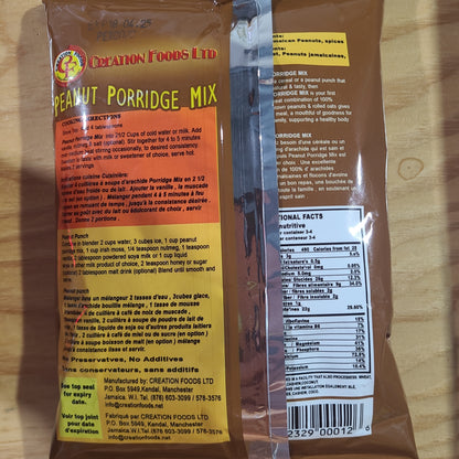 Creation Foods Peanut Porridge Mix