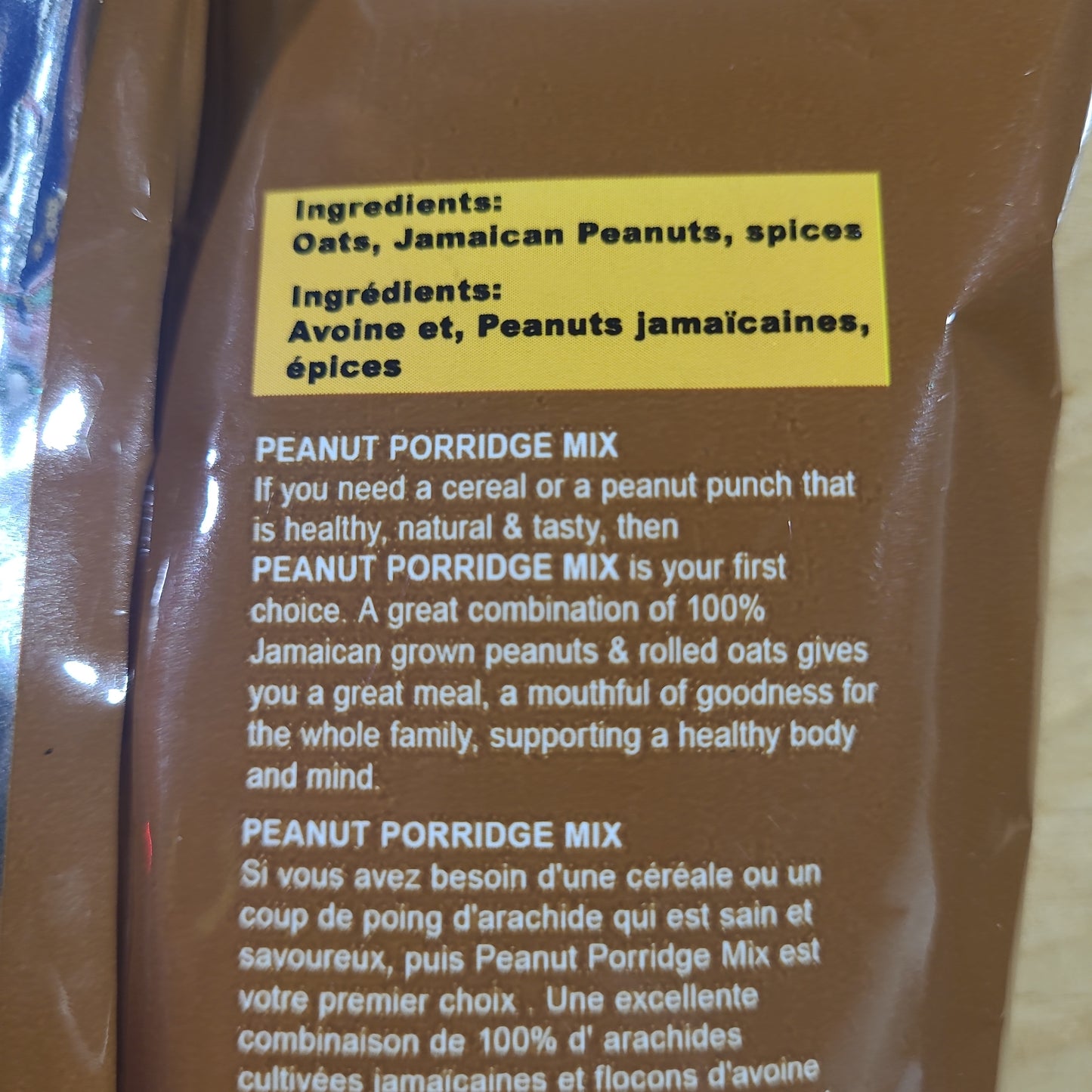 Creation Foods Peanut Porridge Mix