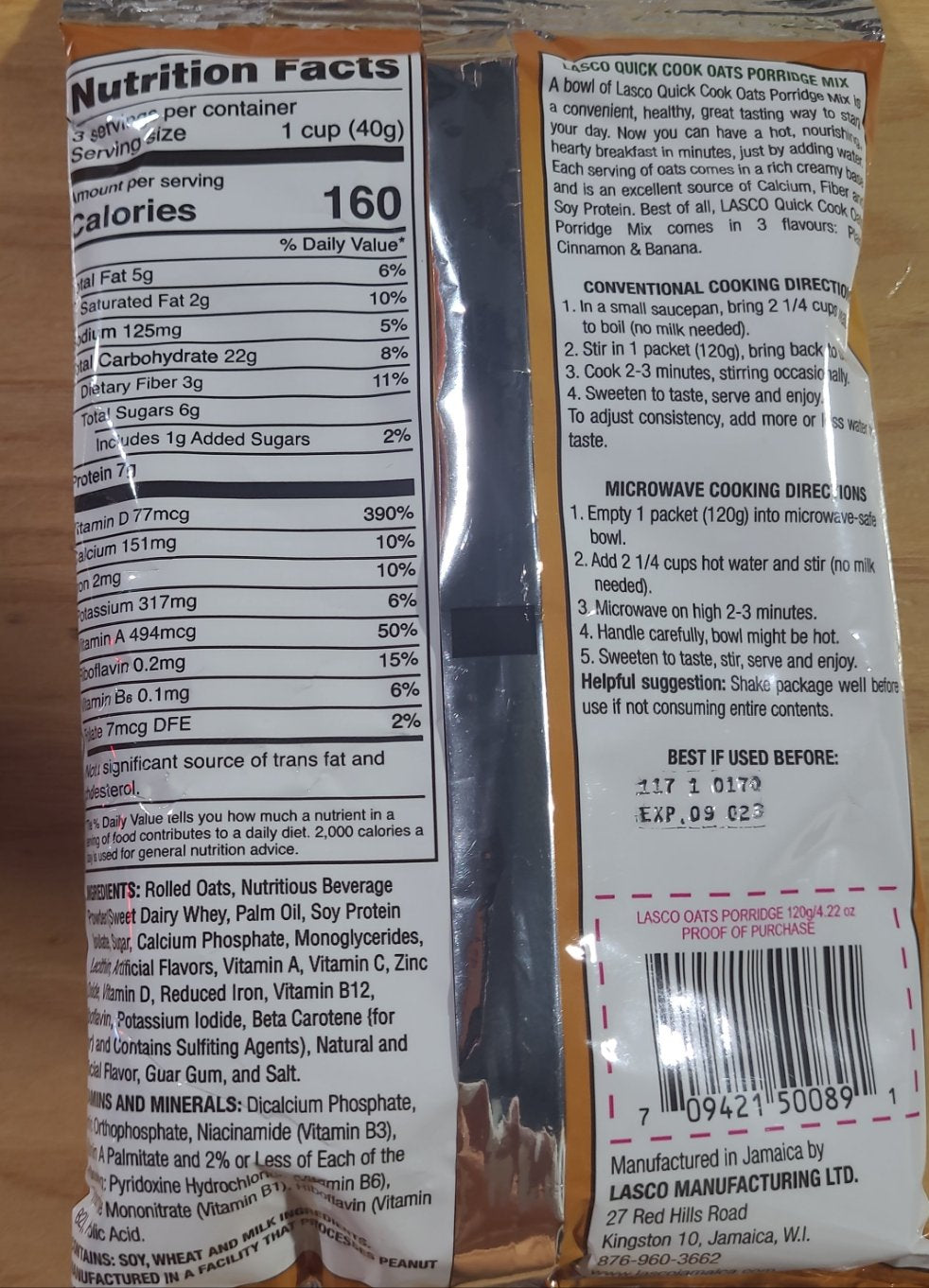 Lasco - Oats Porridge