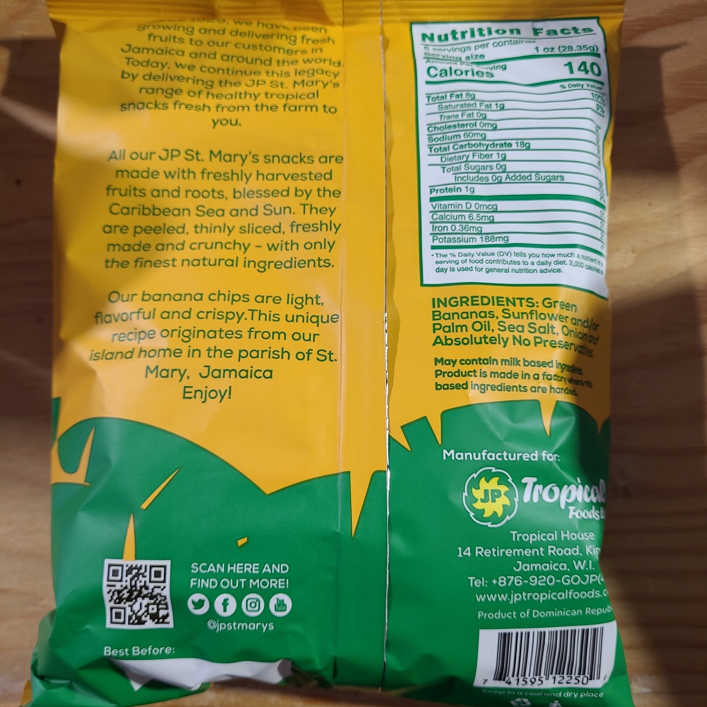 St. Mary's Banana Chips -142g