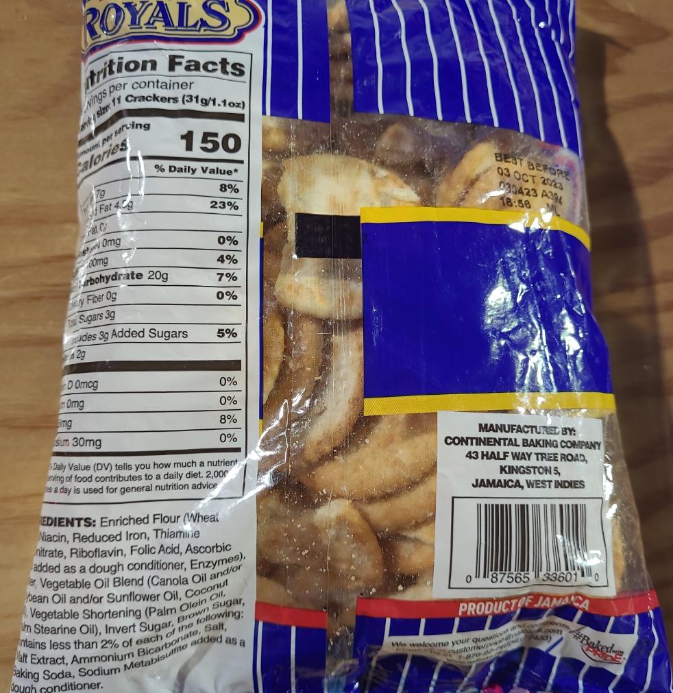 HoMade - Savory Royals Crackers