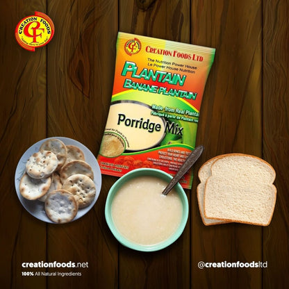 Creation Foods Plantain Porridge Mix
